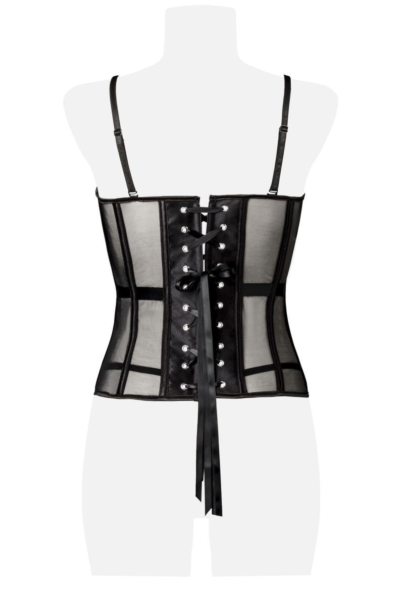 Grey Velvet corset set 15241