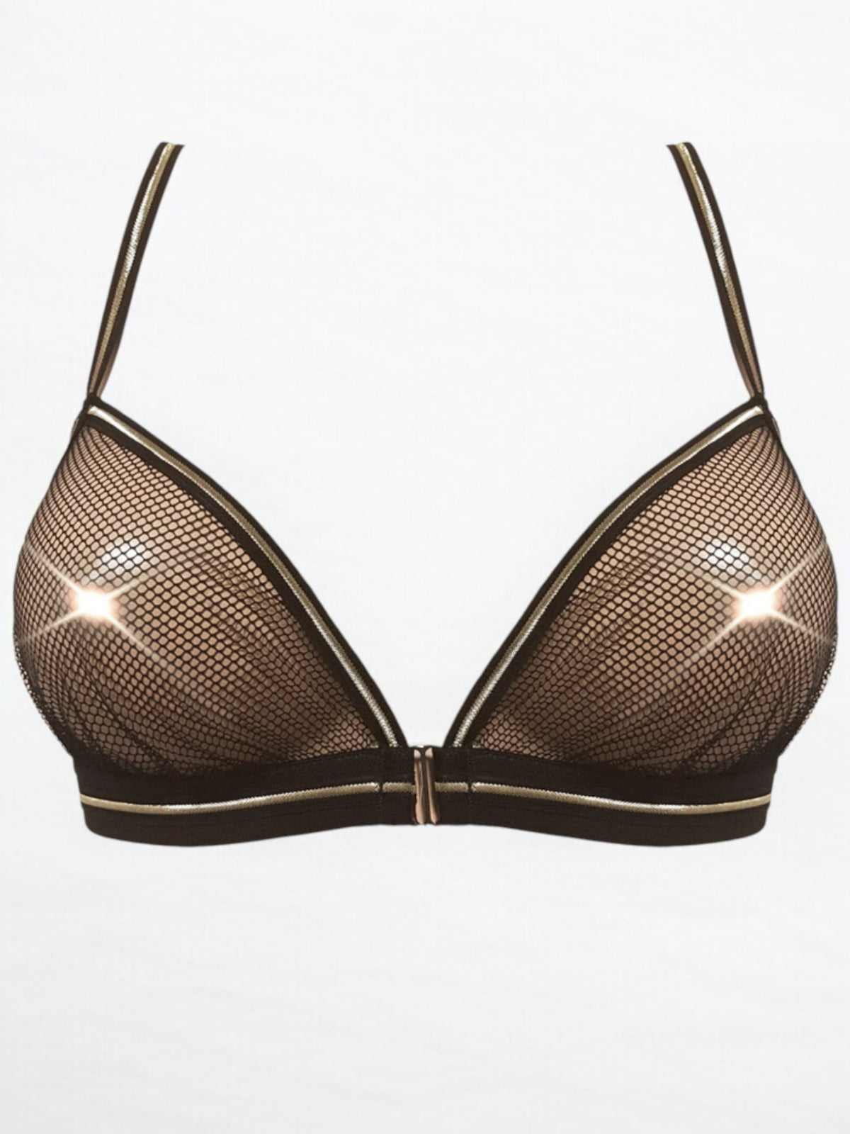 V.I.P.A Black Queen bra black gold