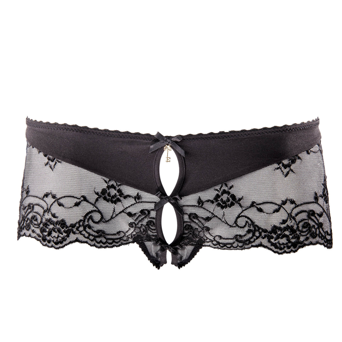 Escora Celina panty ouvert in black
