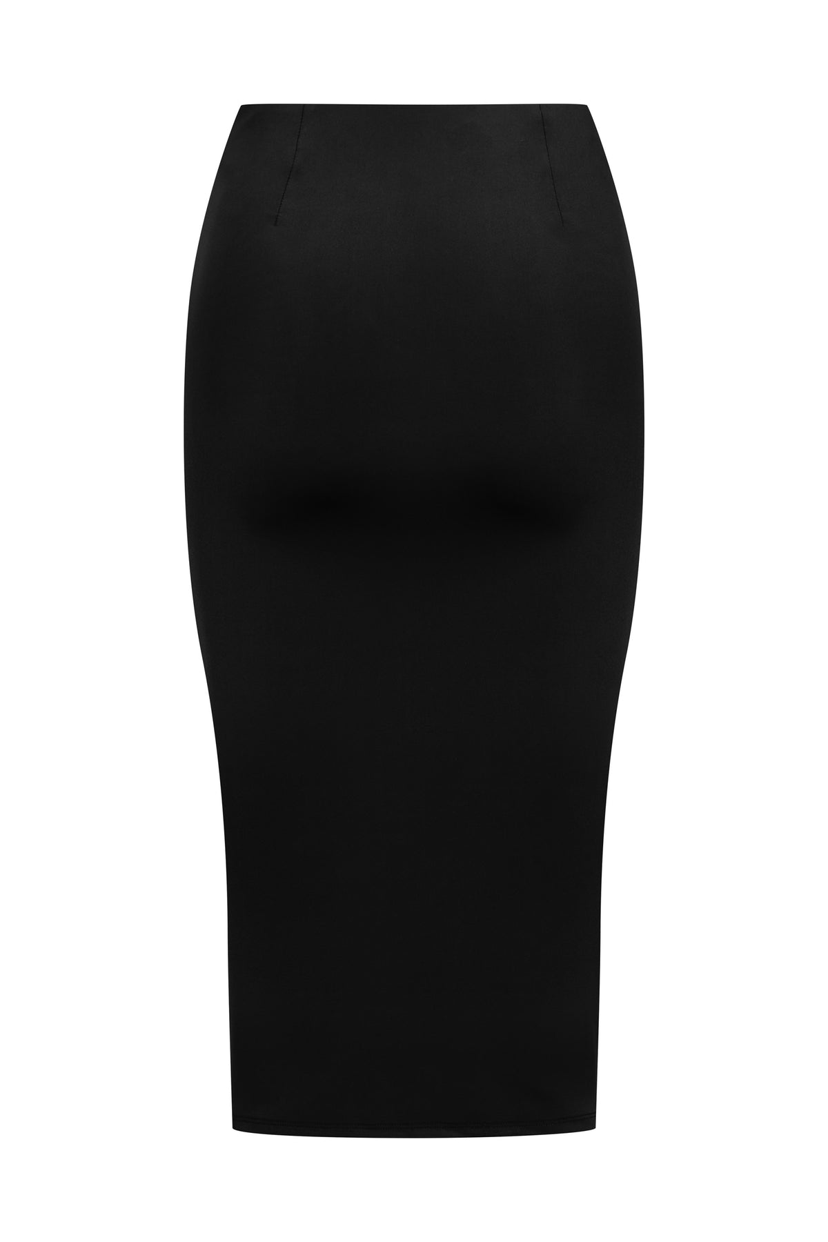 Scandale -561824- 006 - stretch midi skirt with hooks