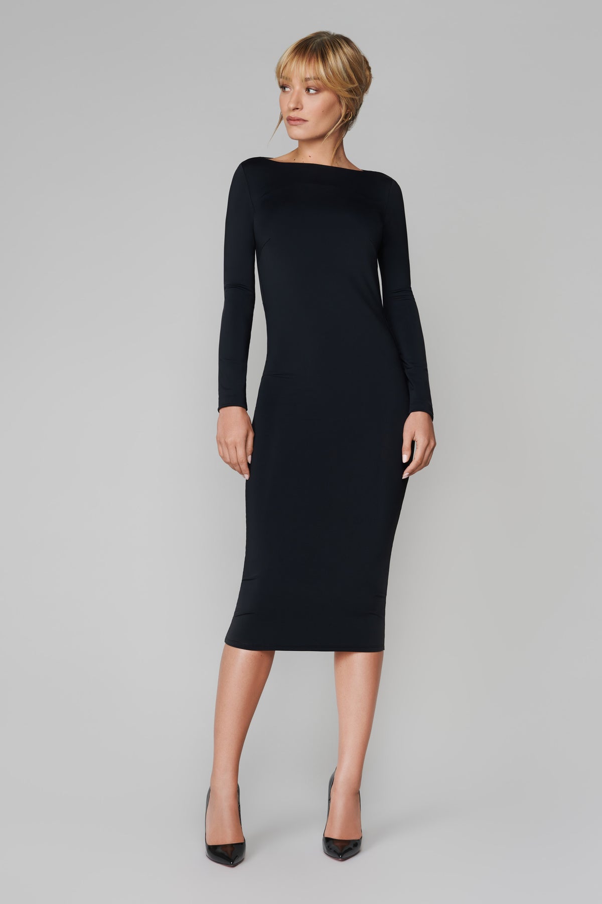 Scandale -561884- 019 - Open back stretch midi dress