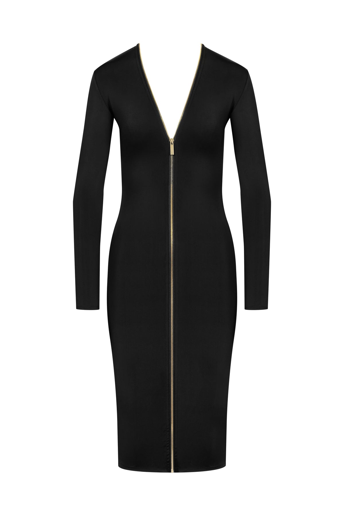 Scandale -561894- 021 - stretch midi dress with zip
