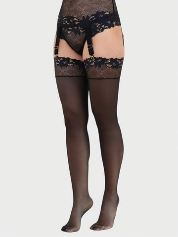 V.I.P.A Daniella 8025 zwarte kousen