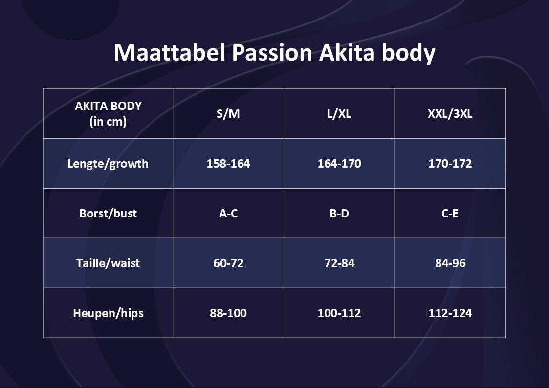 Body Passion Akita vermelho