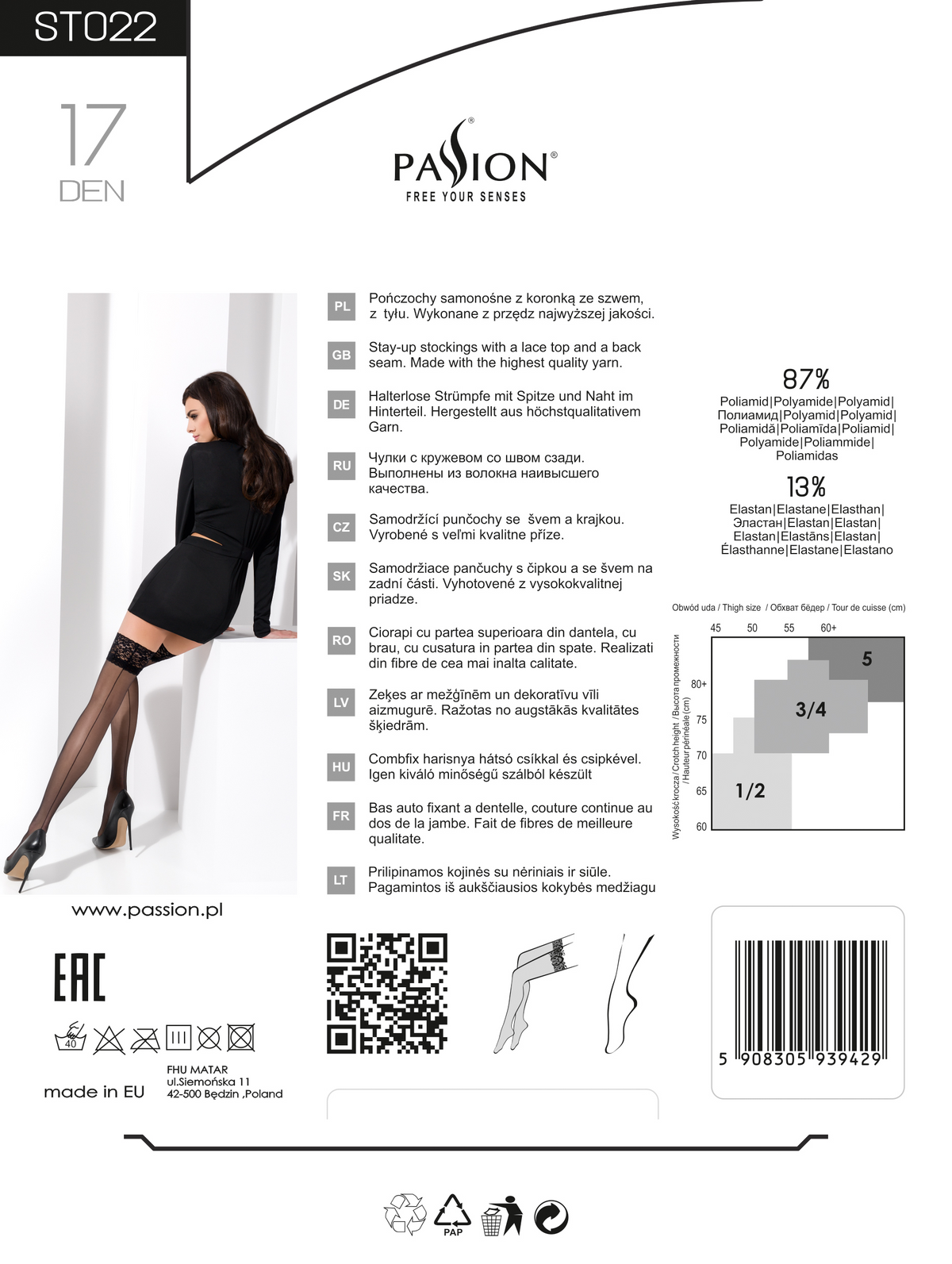 Passion stay-up ST022