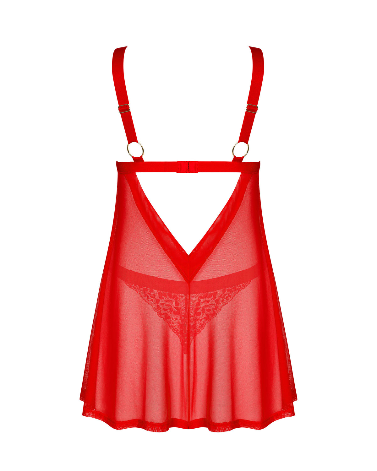 Obsessive Elianes babydoll & στρινγκ κόκκινο