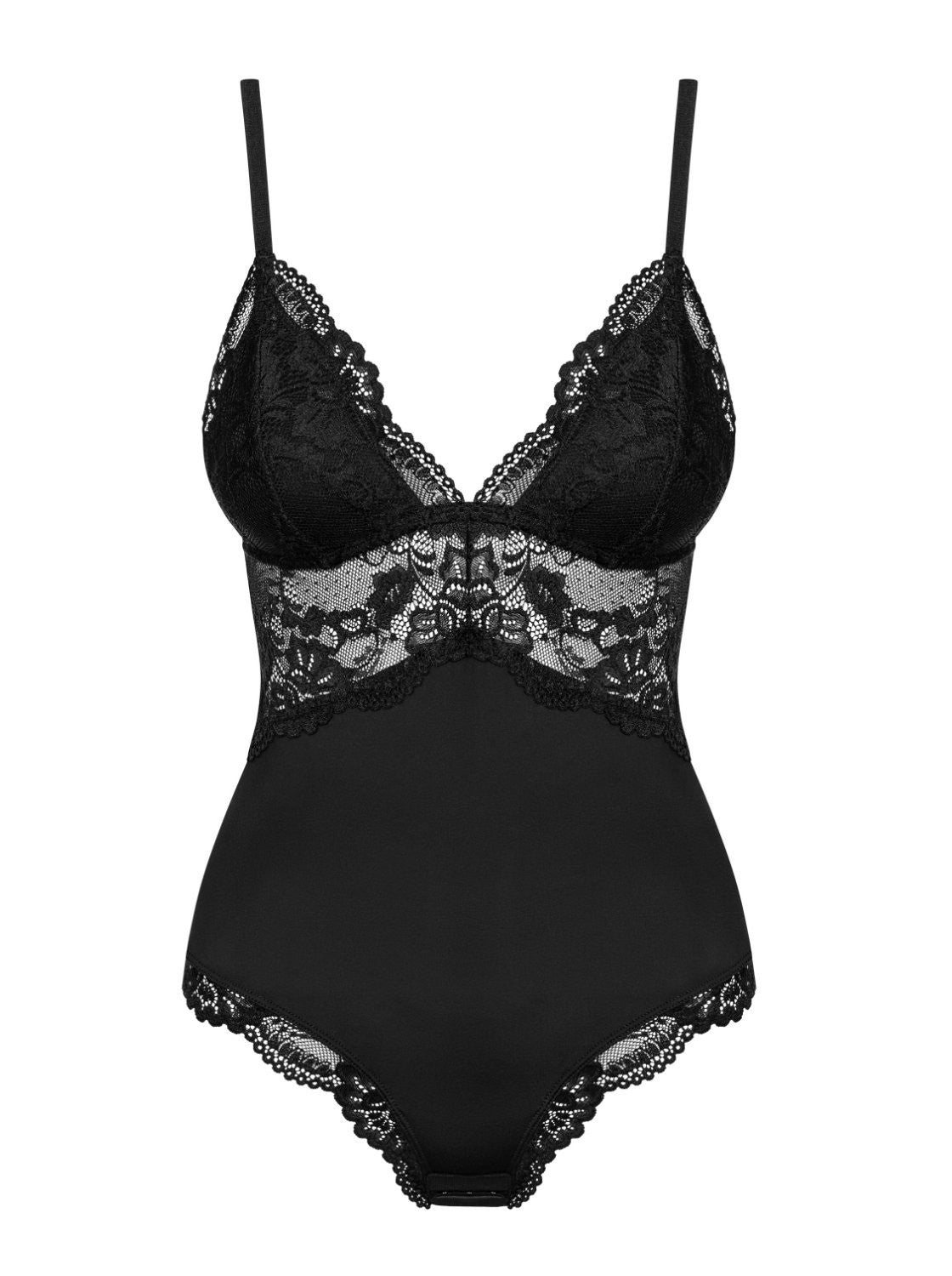 Obsessive 810-TED-1 zmysłowe body czarne
