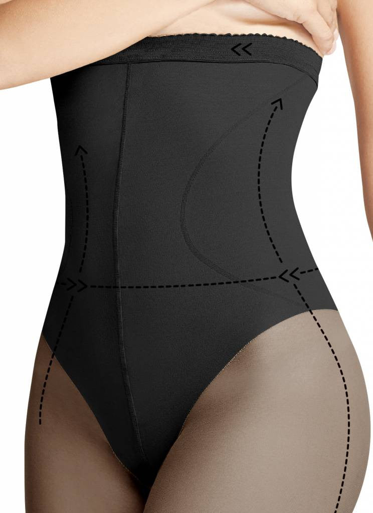 Fiore -M5219- Magas derekú bikini 40 den