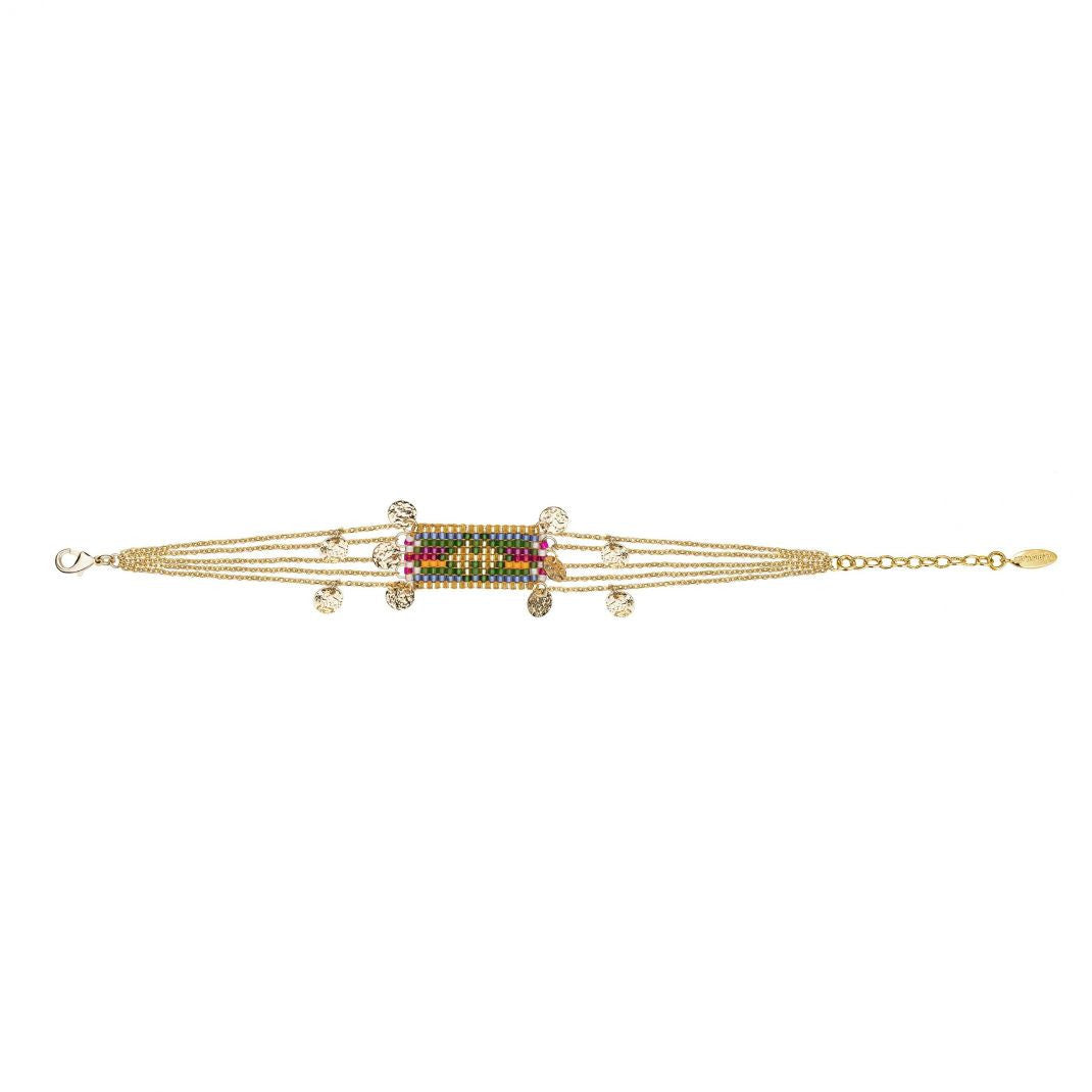 Hipanema Hatchee gouden armband