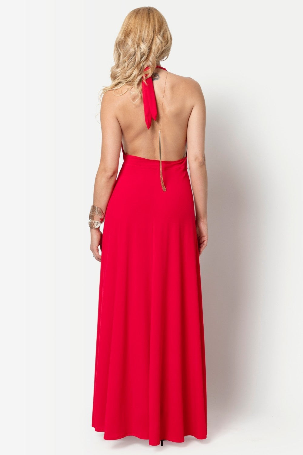 Maison Catanzaro -PF703705V10.2- Isabella rode lycra jurk