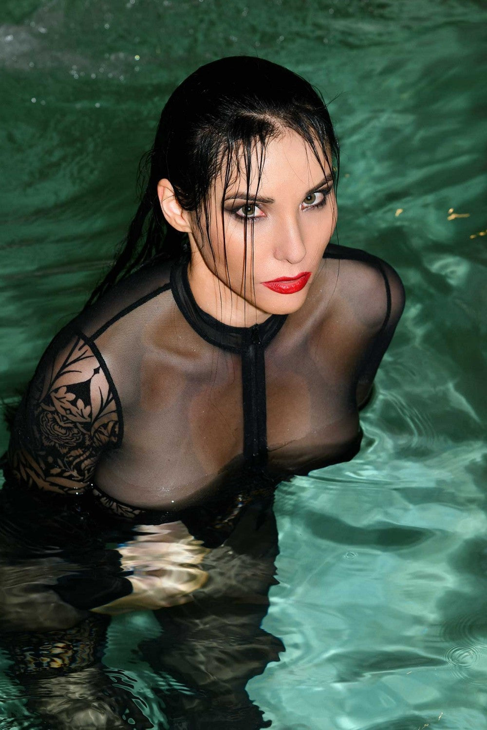 Maison Catanzaro -PCC04903T16.2- Miria mesh catsuit