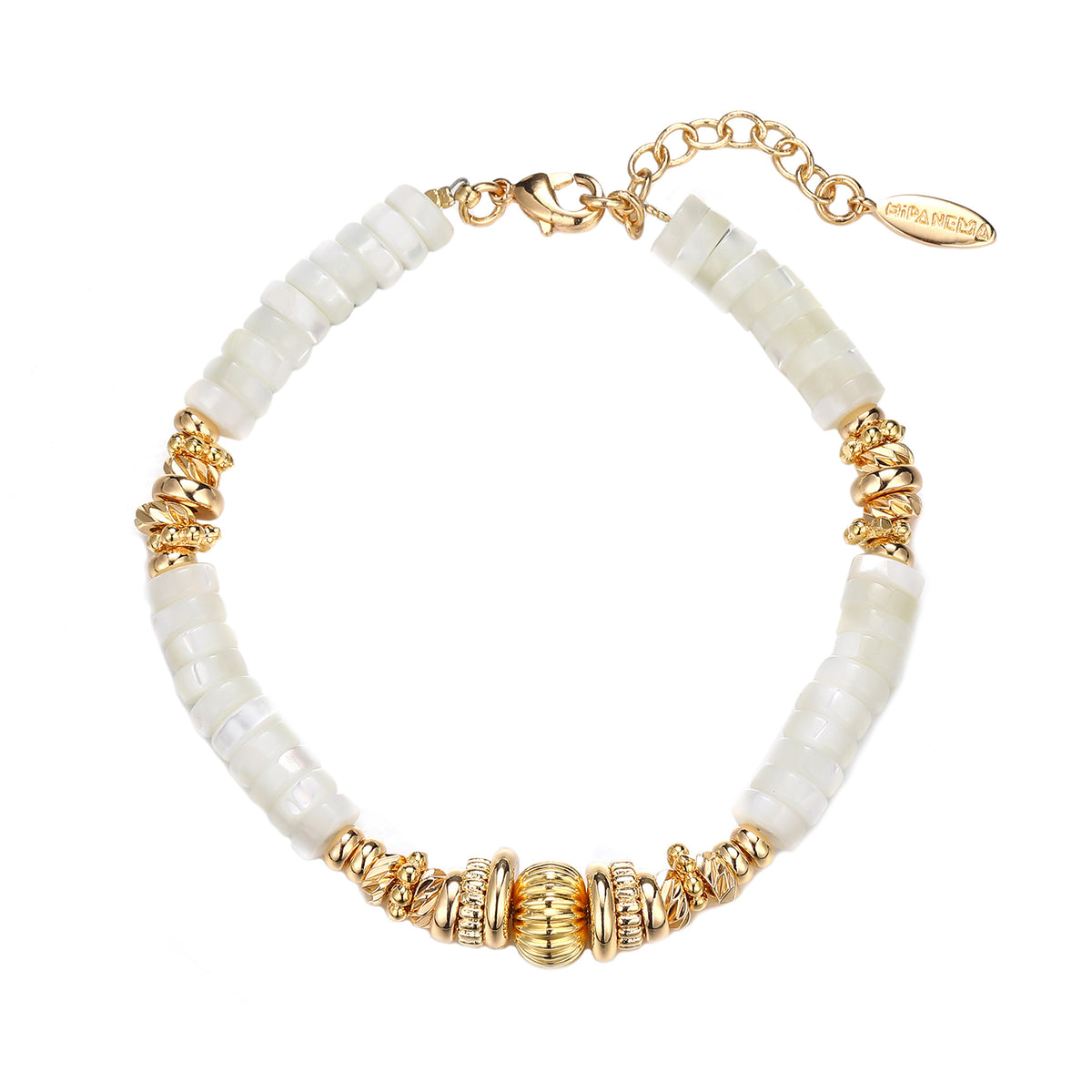 Pulsera blanca Hipanema Popine