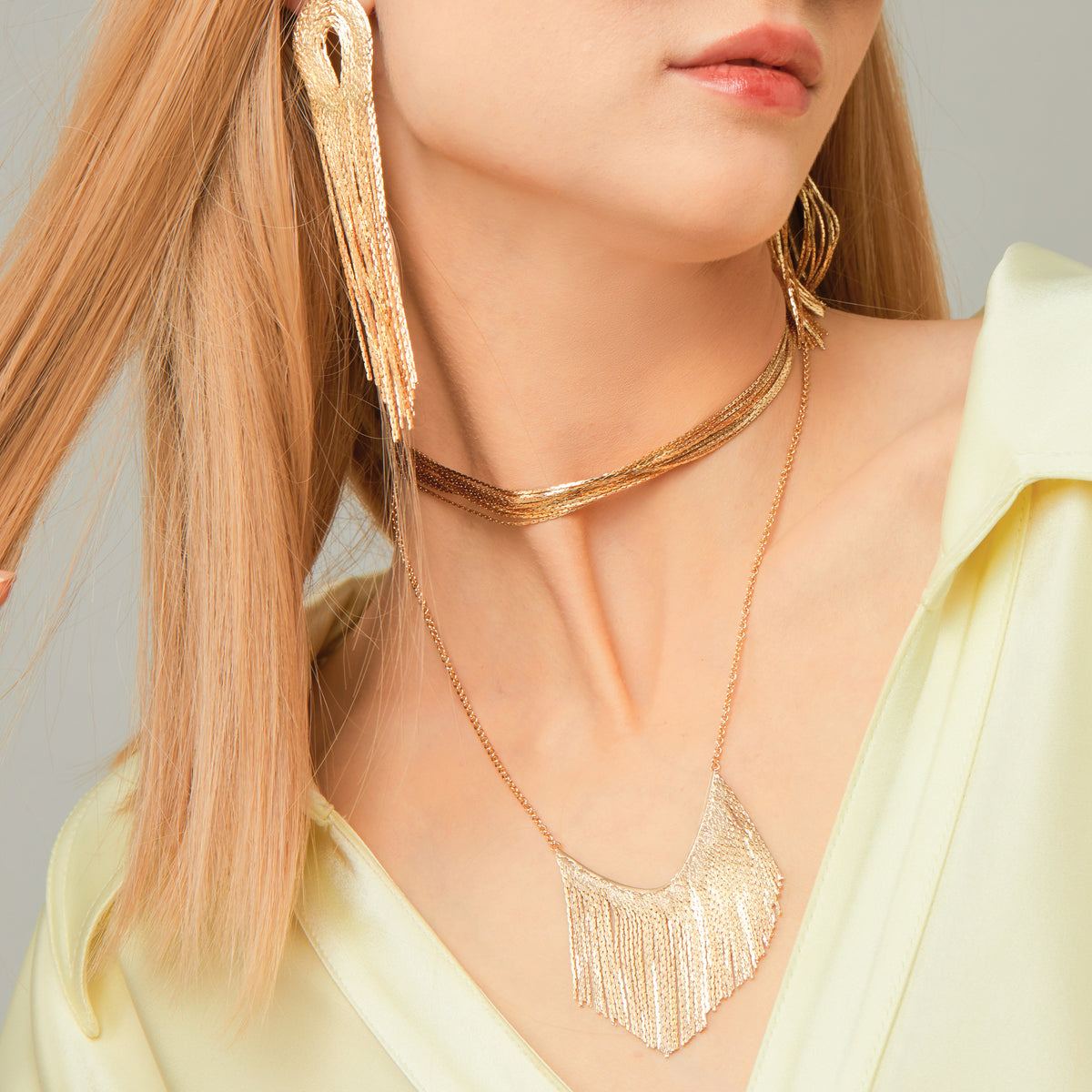 Hipanema Sekhmet gouden ketting