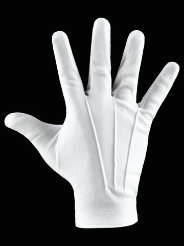 Serata witte nylon handschoenen