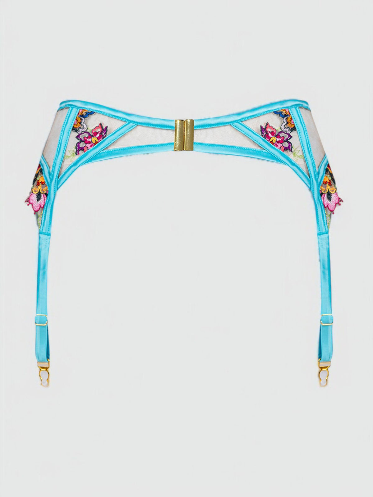 V.I.P.A Summer Soul blue suspender belt