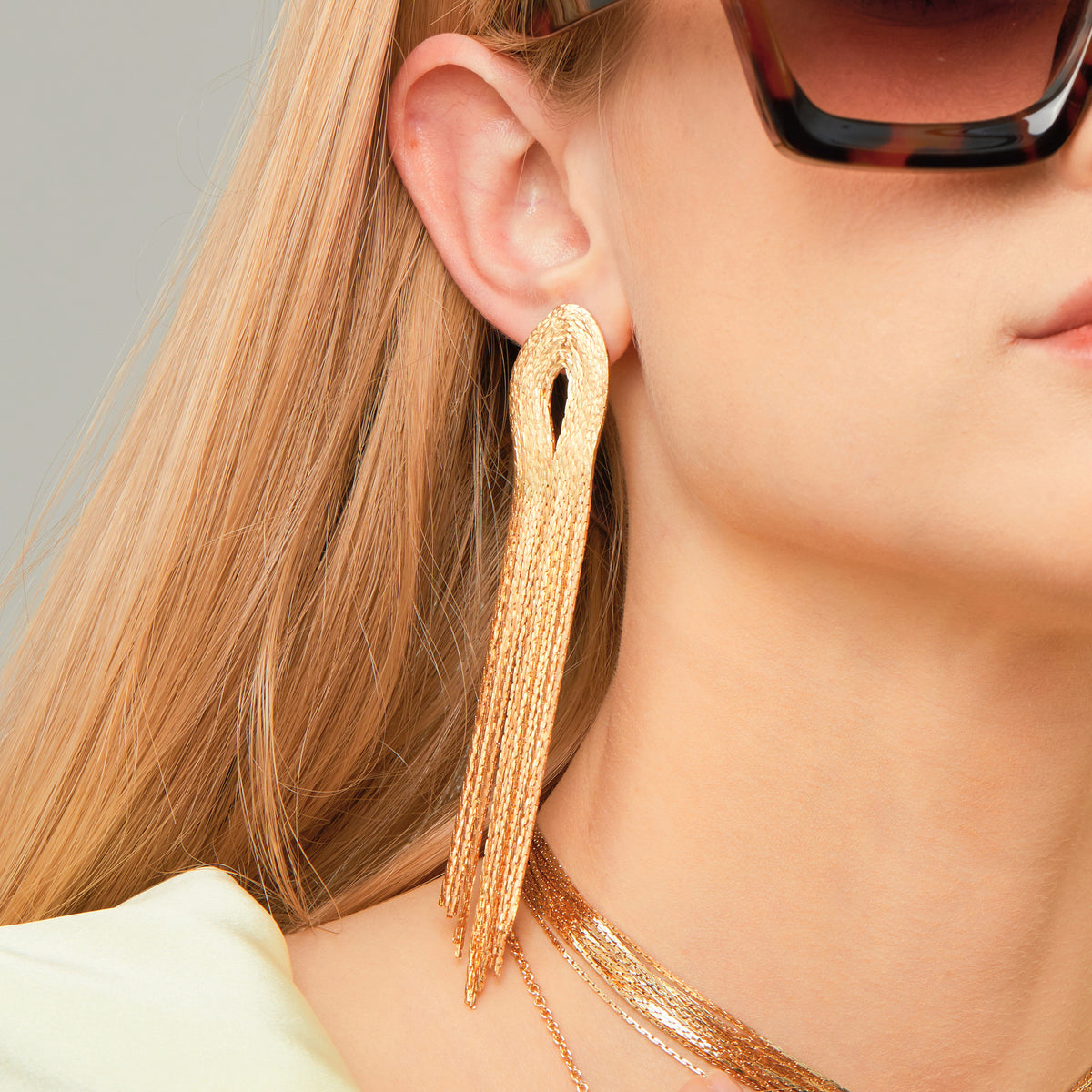 Hipanema Thina gouden oorbellen