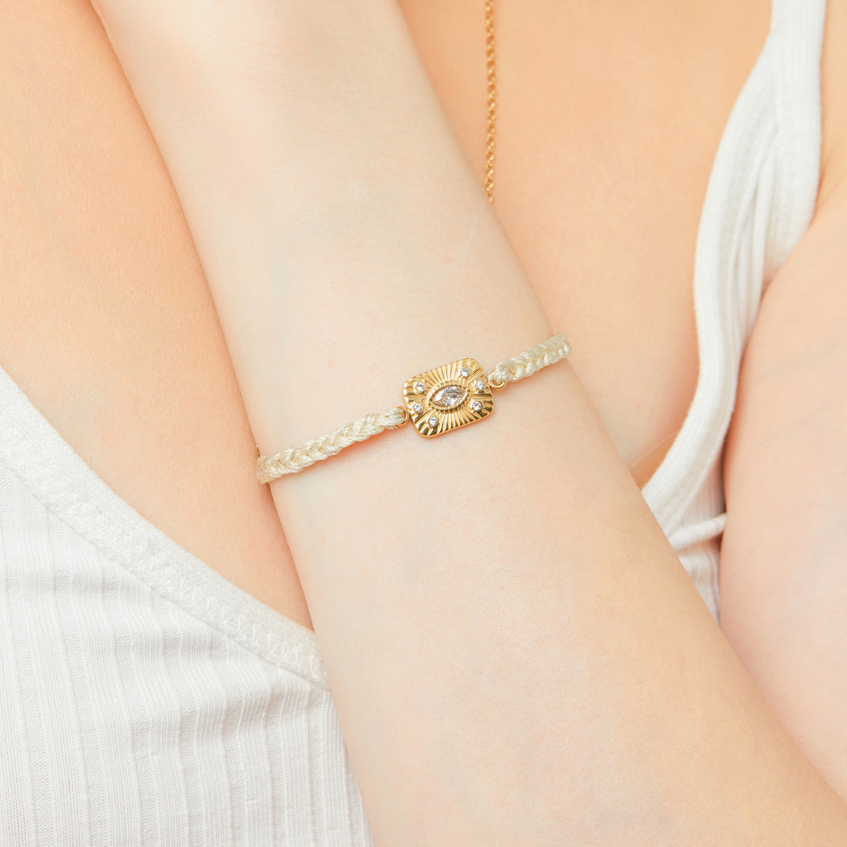 Hipanema Zenon witte armband