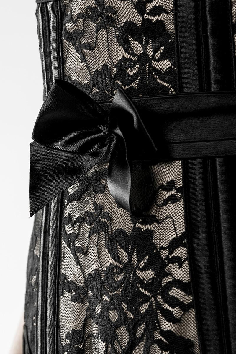 Grey Velvet 3-piece corset set 14495