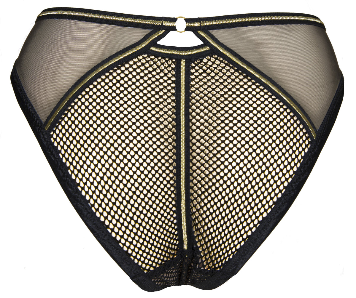 V.I.P.A Black Queen panty black gold