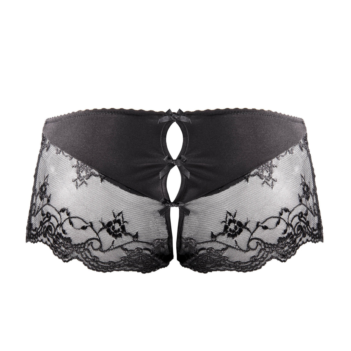 Escora Celina panty ouvert in black