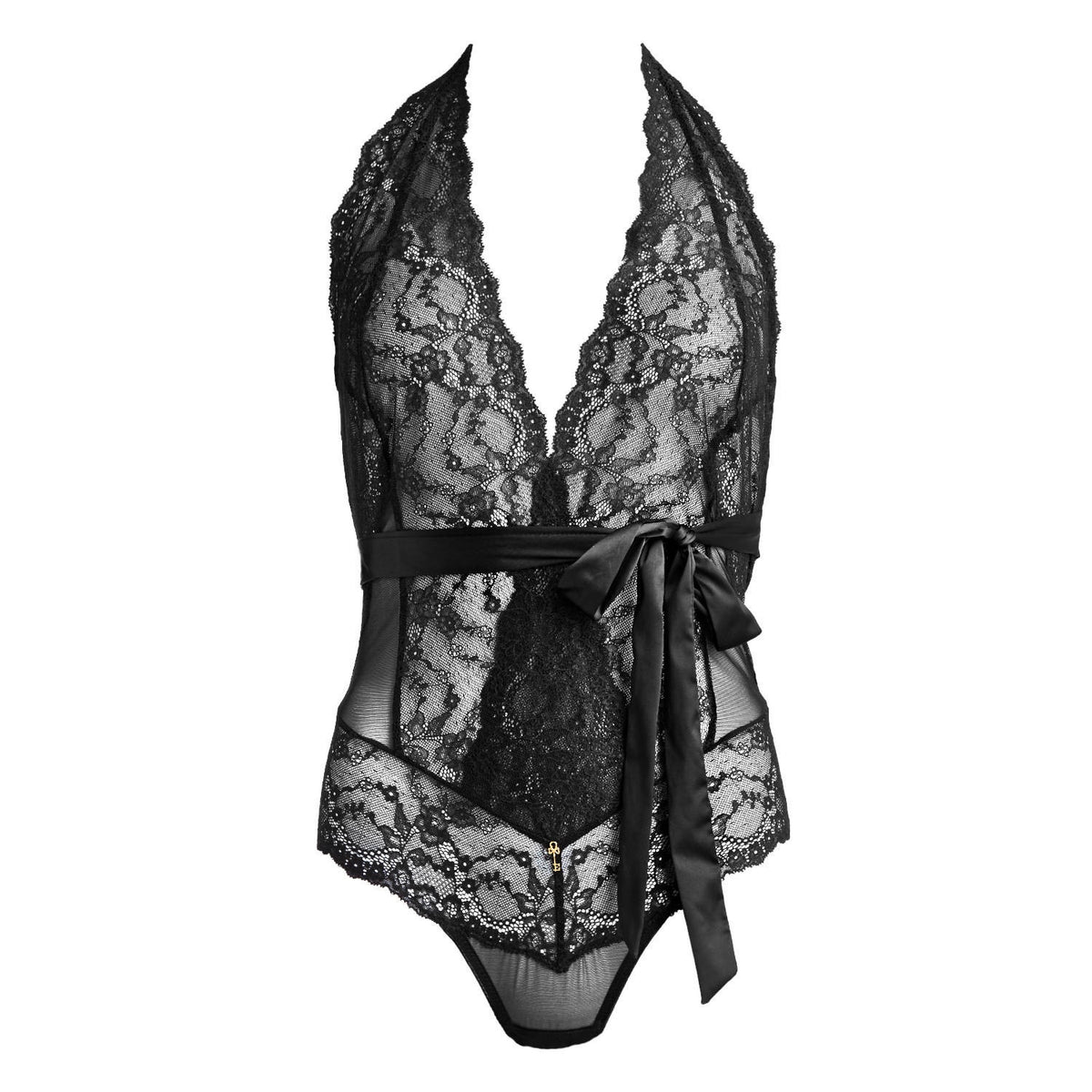 Escora Rosalie elegant black bodysuit