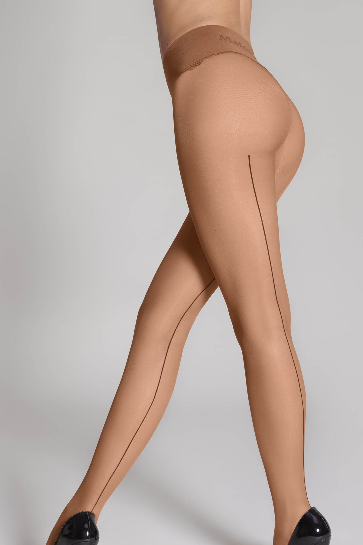 Scandale -562271- signature back seam seamless tights - 20D - Sun Nude