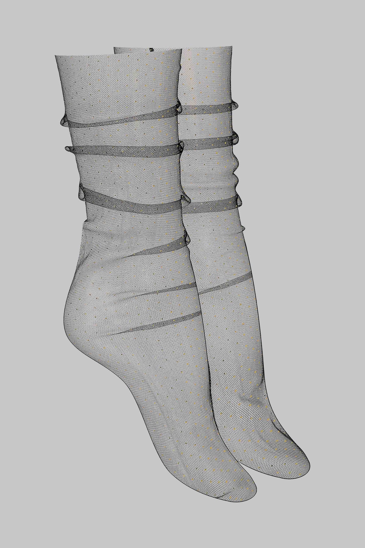 Scandale -608420- polka dot socks