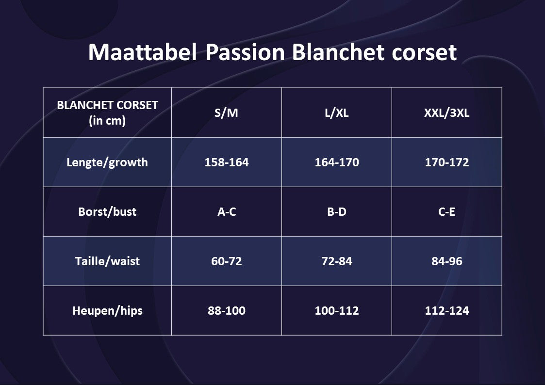 Passion Blanchet fűző