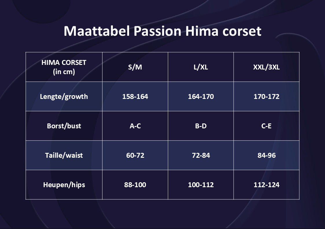 Passion Hima corset black