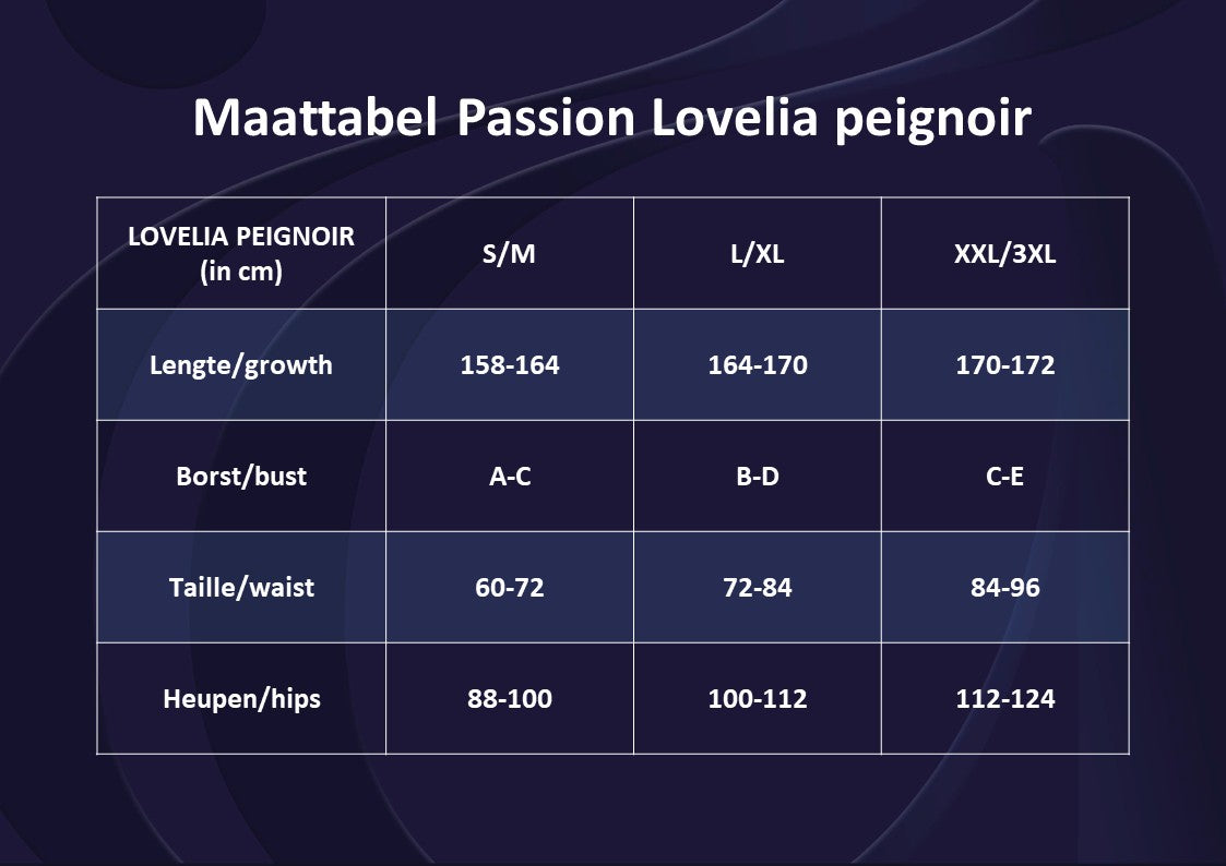 Passion Lovelia peignoir biały
