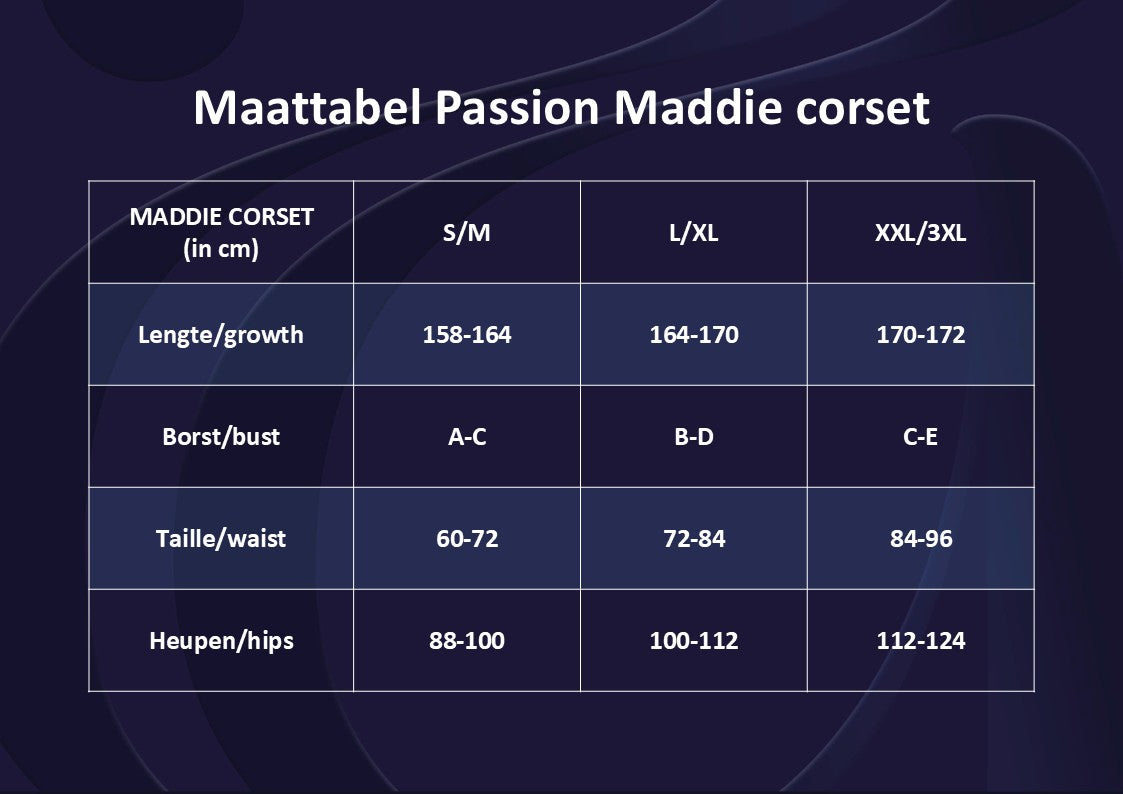 Corpete Passion Maddie preto