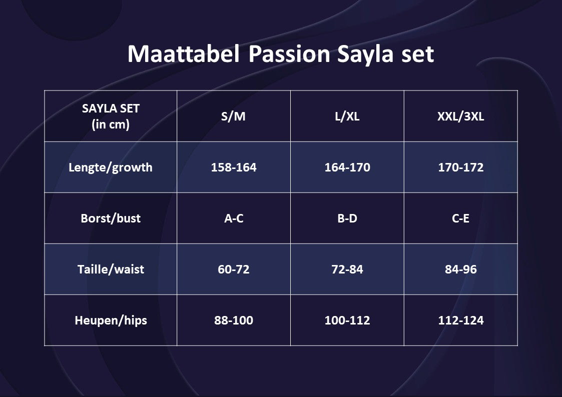 Passion Sayla komplet