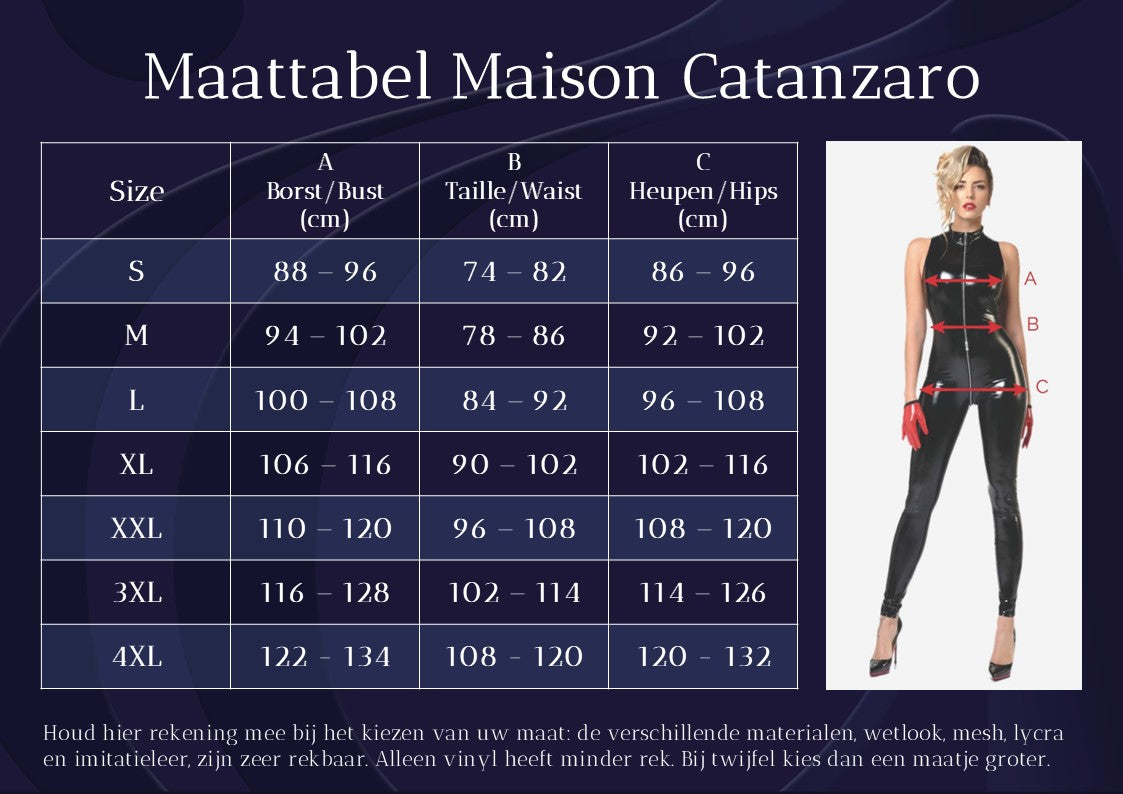 Maison Catanzaro -PC705912XY2- Mme jaguar vinyl dress