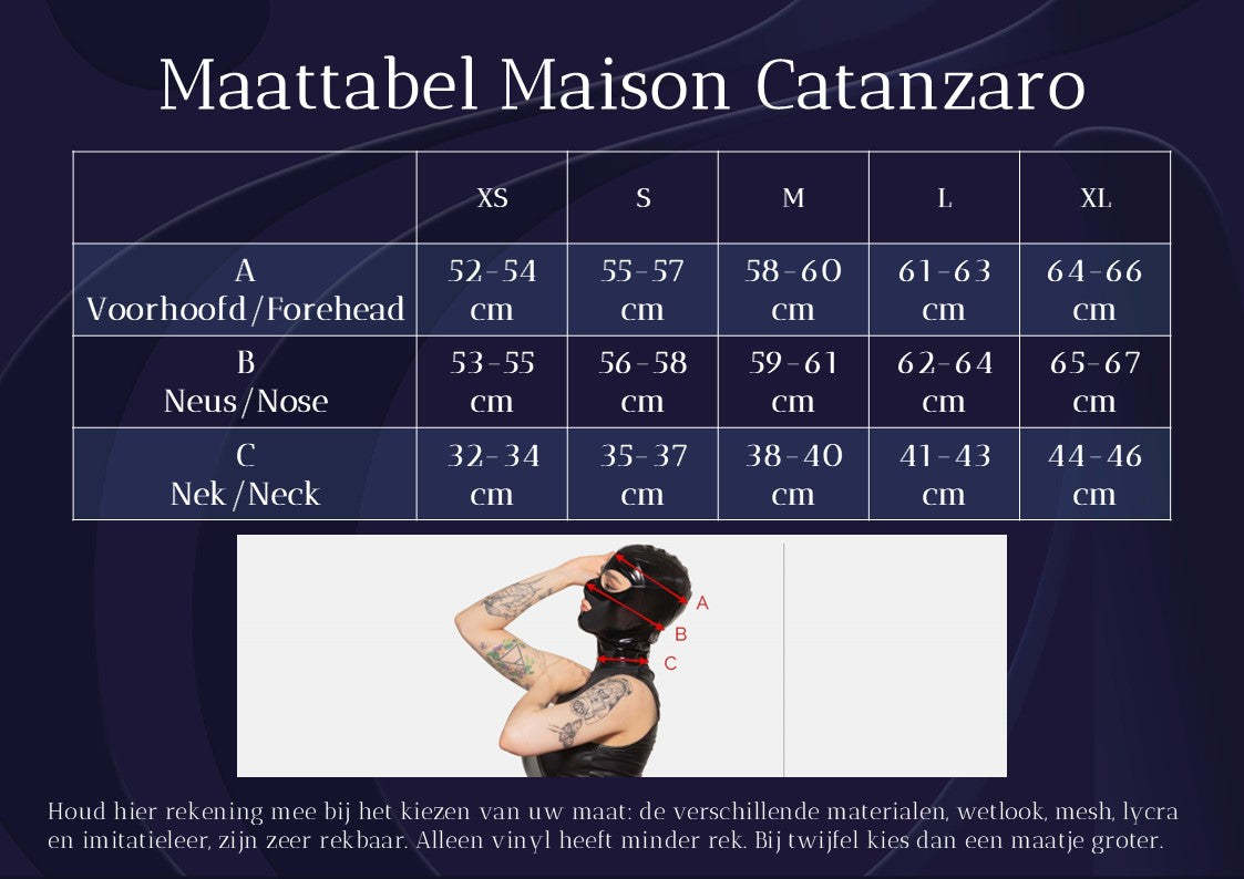 Maison Catanzaro -PCA02002T13- Capuche wetlook Beta