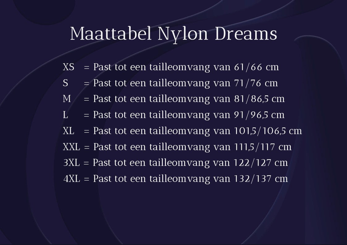 Nylon Dreams -NDB07- String preto