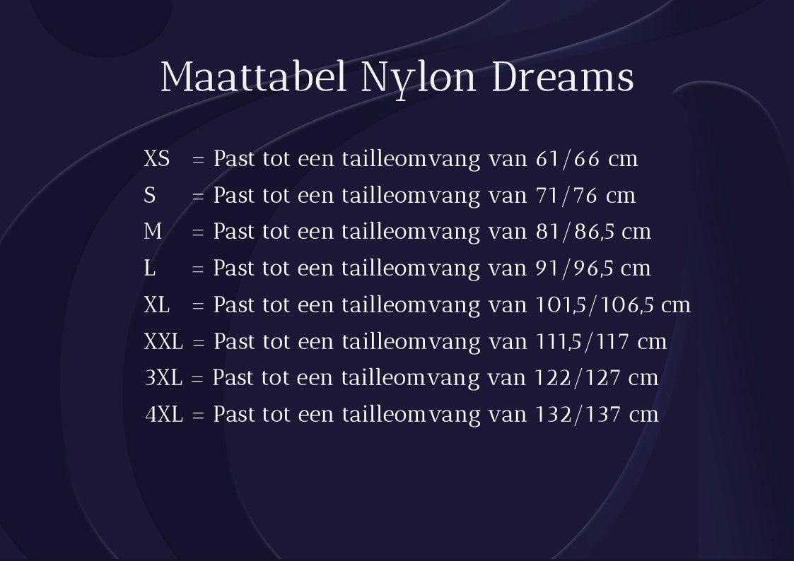 Nylon Dreams -NDBTP6- Sukkanauhaliivi ”Bound to Please” kuudella nauhalla