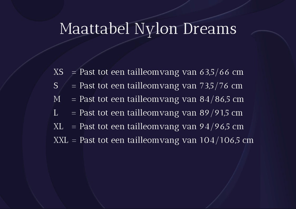 Nylon Dreams -NDG12- Jarretelgordel met 12 bandjes