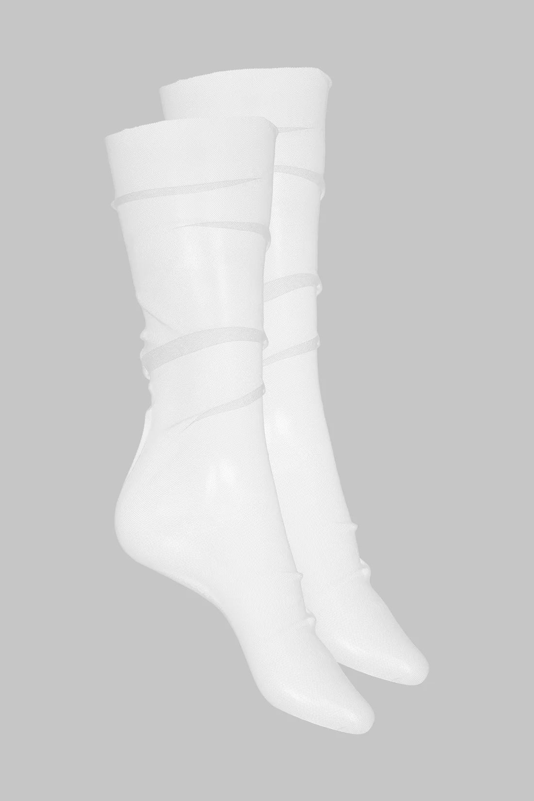 Scandale -564944- white tulle socks
