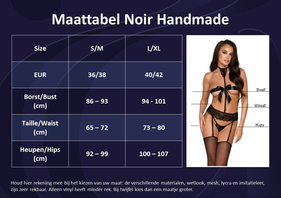 Noir Handmade KISS243 комплект Бондаж целувка
