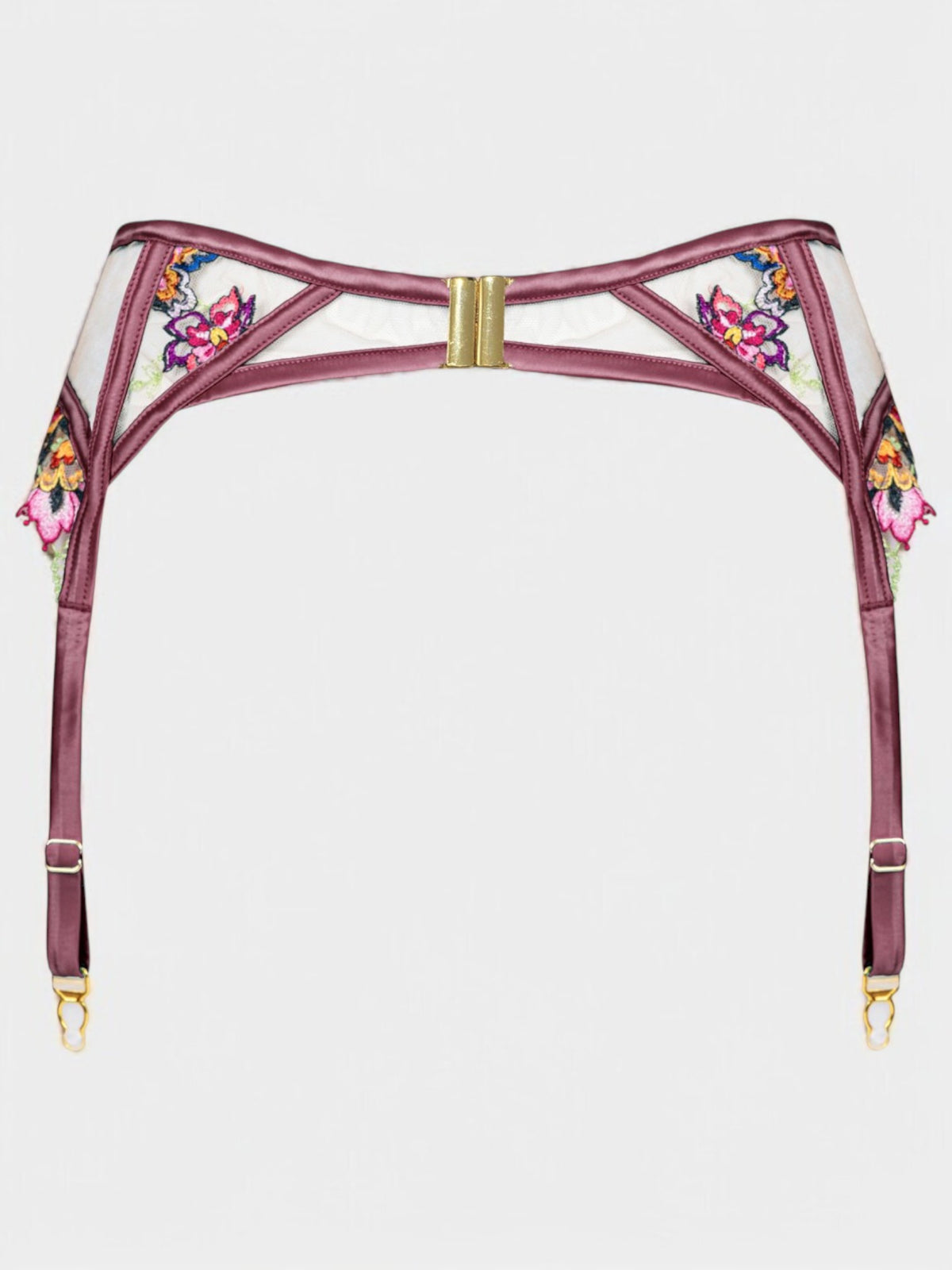V.I.P.A Summer Soul old rose suspender belt