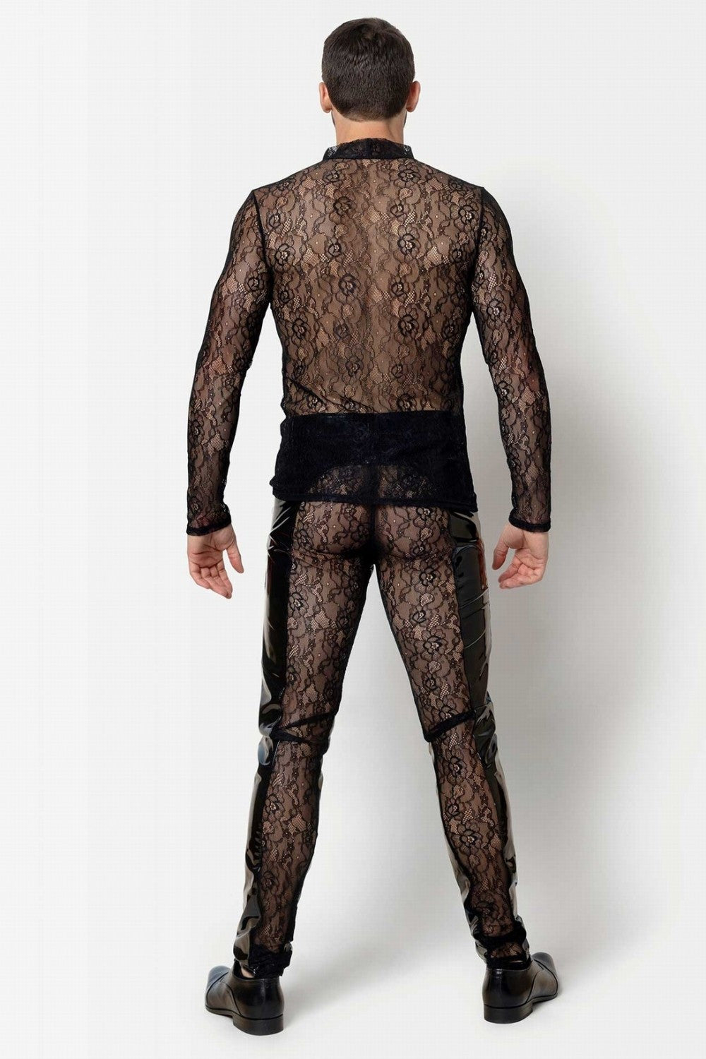Maison Catanzaro -PC506702H6- pantalon vinyle Alrik