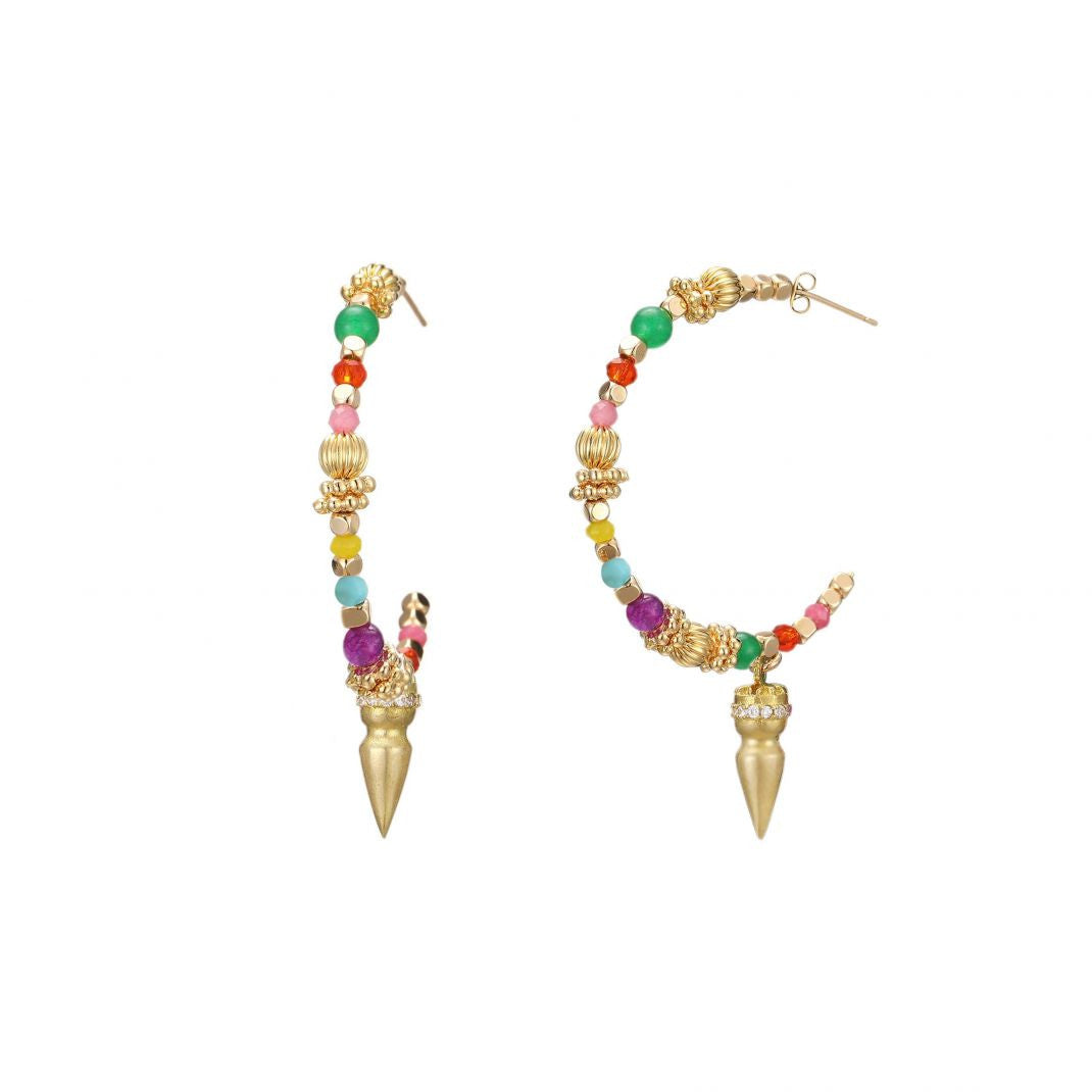 Kolczyki Hipanema Dolina multicolor