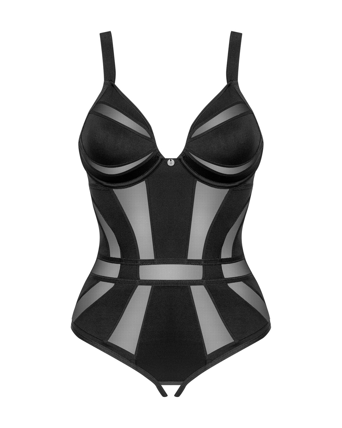 Obsessive Chic Amoria teddy med åben skridt