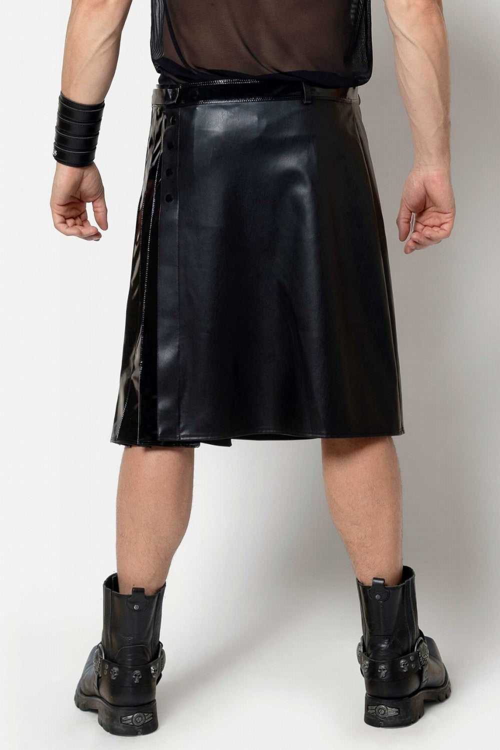 Maison Catanzaro -PC608501H6- Ingvald kilt z umělé kůže