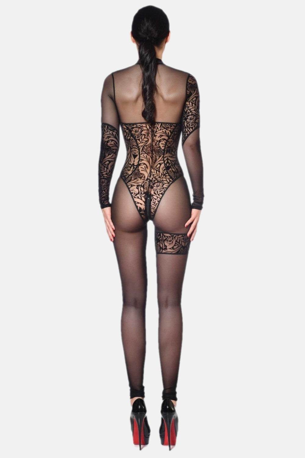 Maison Catanzaro -PCC04903T16.2- Miria mrežasti catsuit