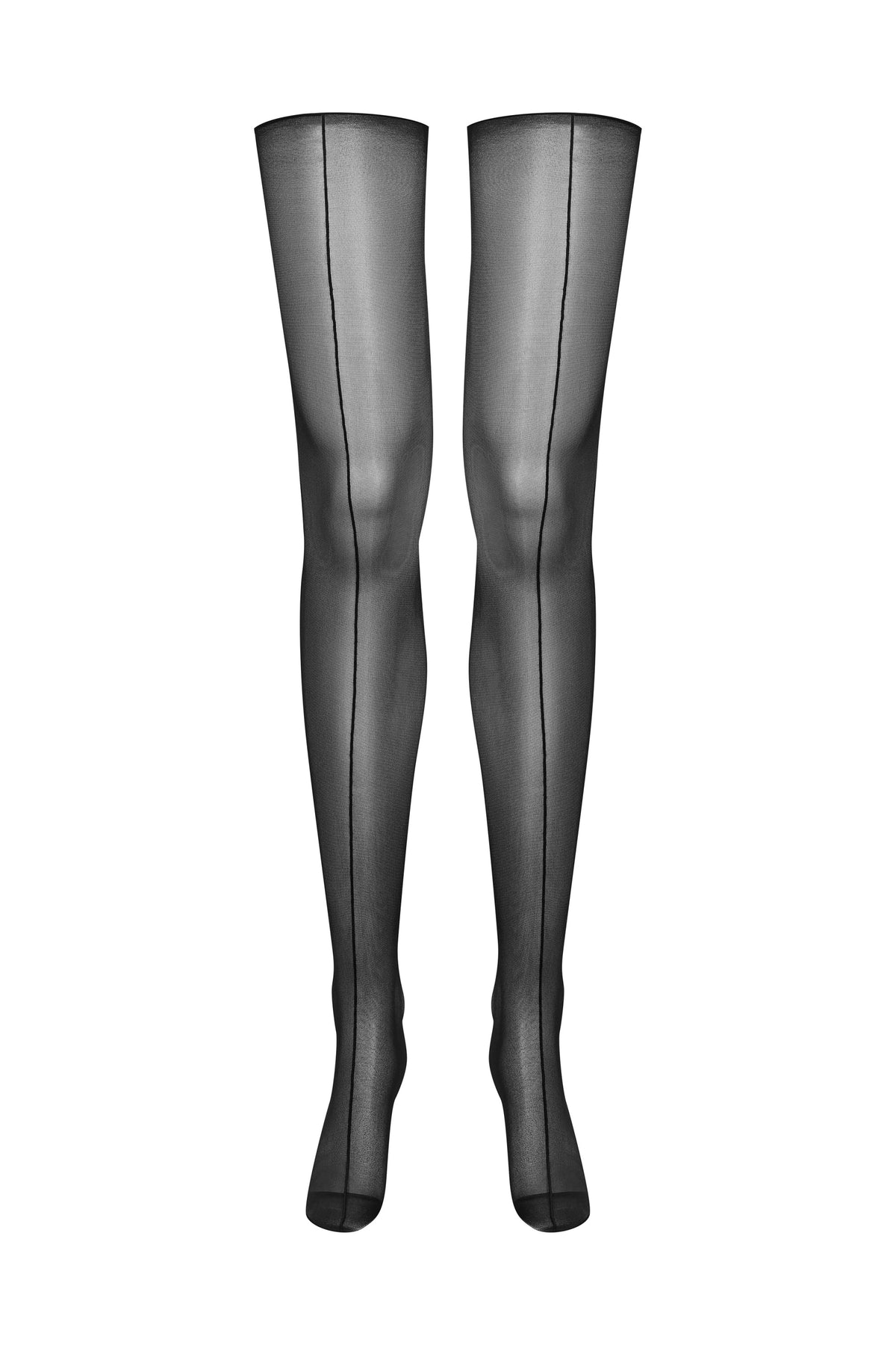 Scandale -560967- cut and curled double seamed stockings - 20D