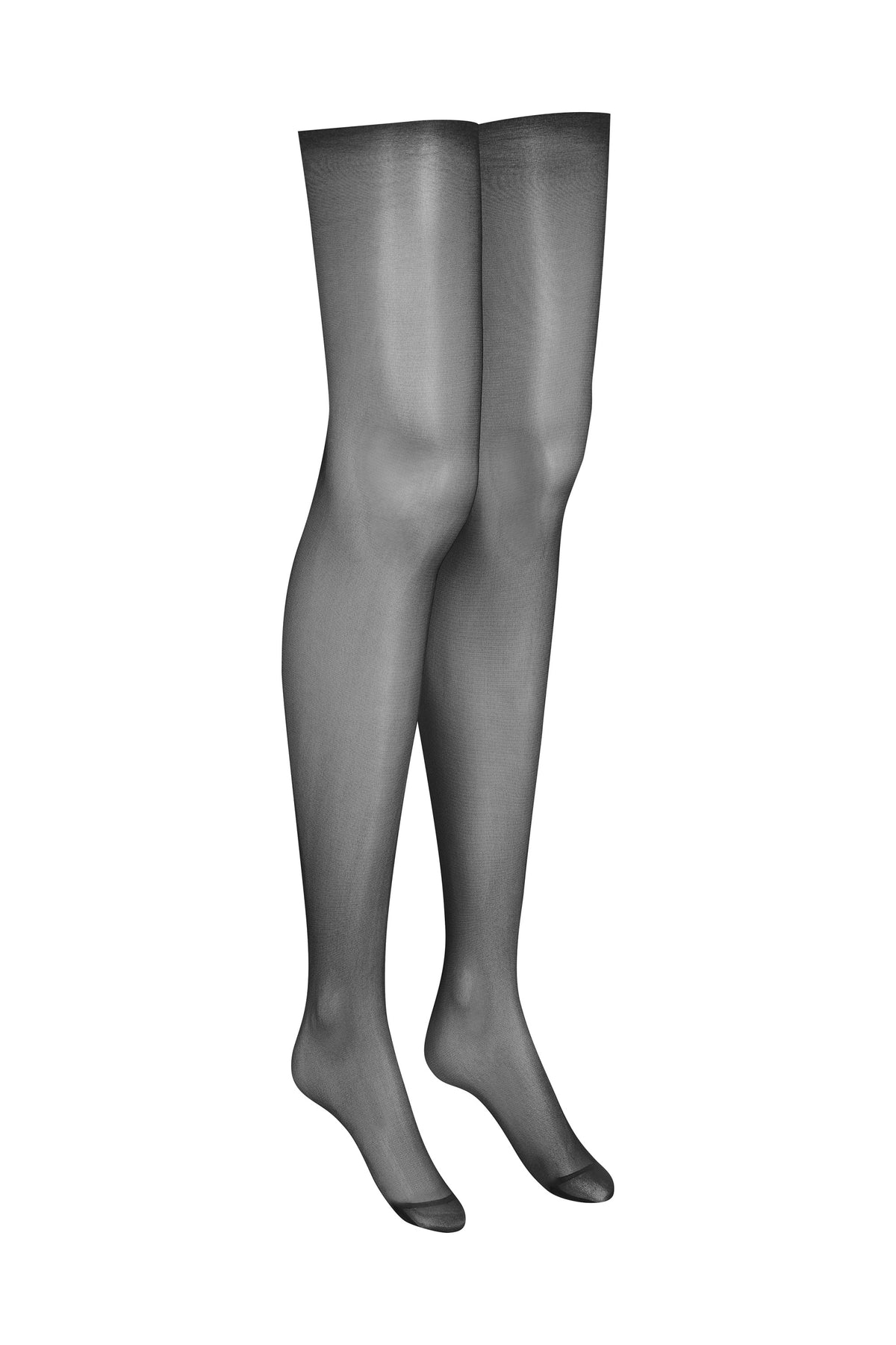Scandale -605828- cut and curled sheer stockings - 20D black