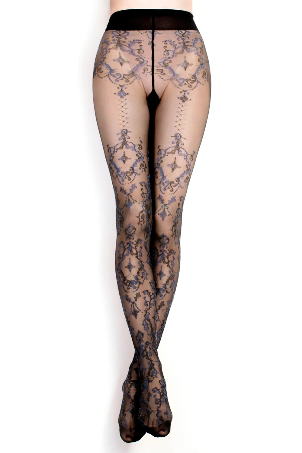 Ballerina's Secret -412- zwarte/grijze panty 20 den