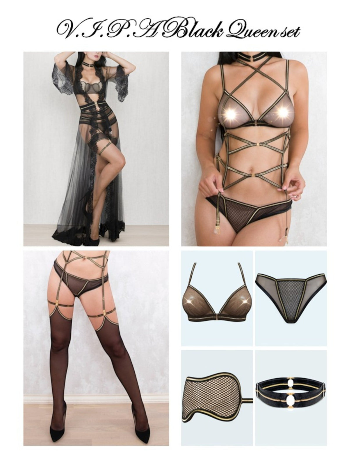 V.I.P.A Black Queen set